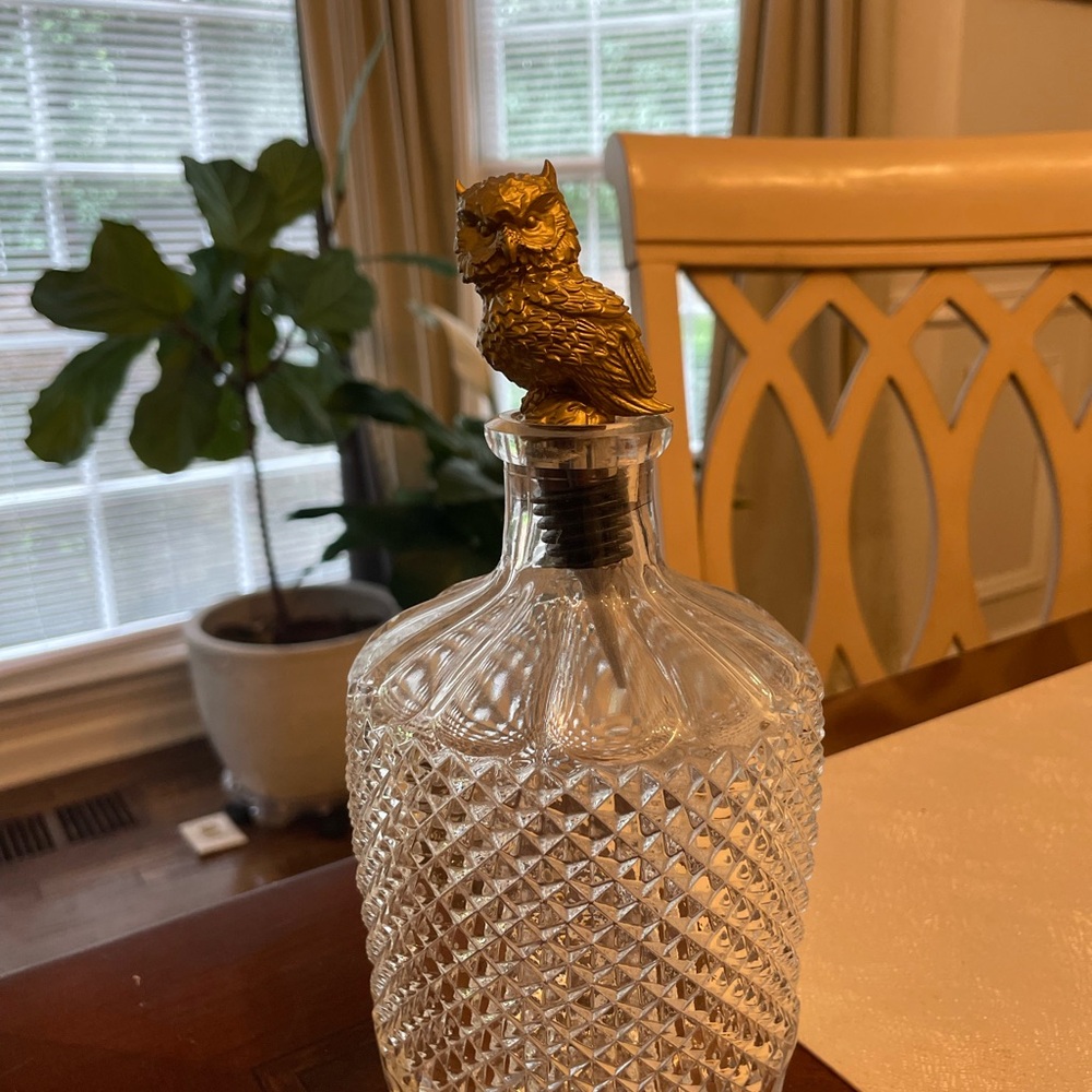 Gold Owl Wine Bottle Stoppers